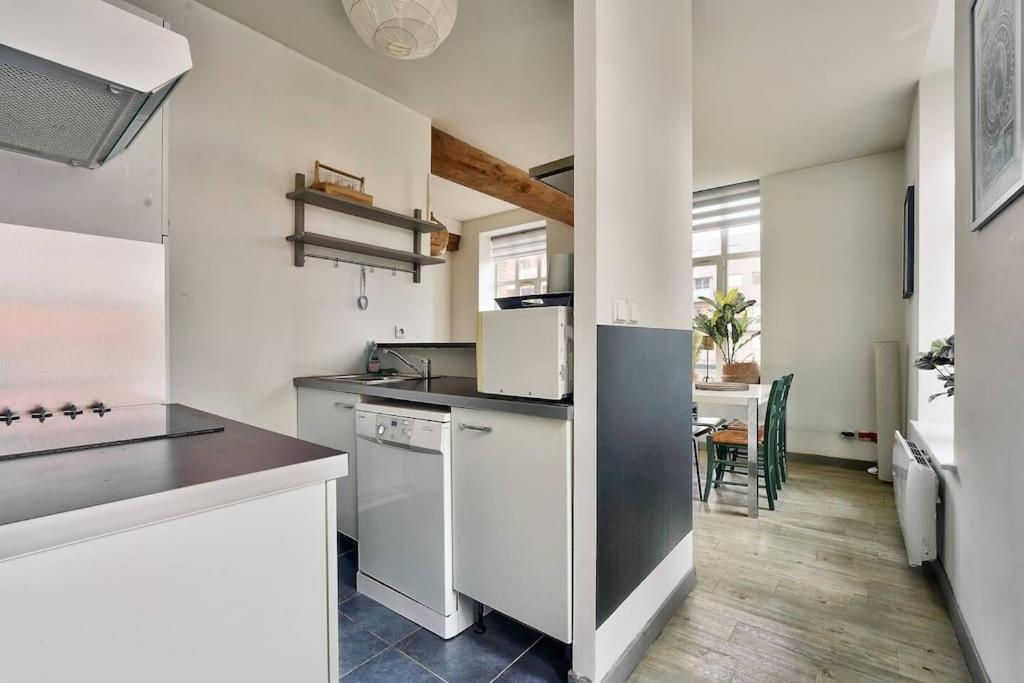 Appartement Lumineux Et Calme Parking Gratuit Rijsel Buitenkant foto